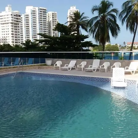 Hermoso Apartamento Frente Al Mar Caribe Cartagena Exterior photo