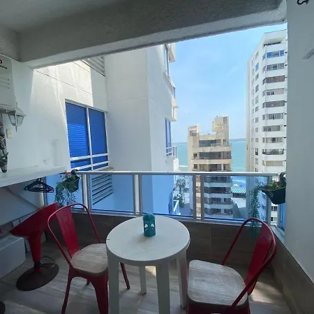 Hermoso Apartamento Frente Al Mar Caribe Cartagena Exterior photo